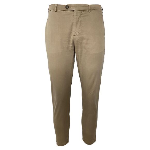 Brunello Cucinelli Khaki Chino Pants
